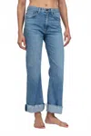 Askk Ny Relaxed Straight Jean In Firebird In Multi