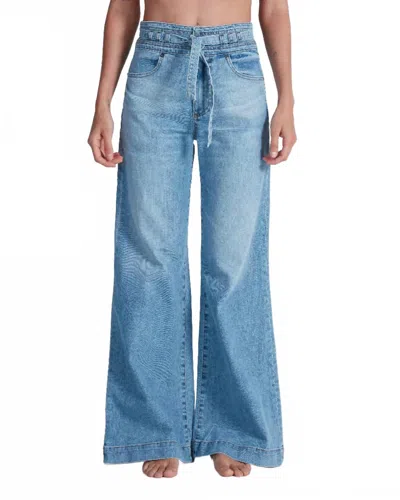 Askk Ny Rio High Rise Wide Leg Jean In Blondie