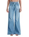 Askk Ny Rio High Rise Wide Leg Jeans In Blondie In Blondie