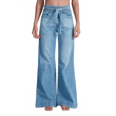 ASKK NY RIO WIDE LEG JEANS IN BLONDIE