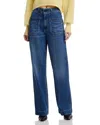 Askk Ny Sailor High Rise Jeans In Gunnison In Blue