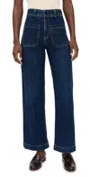 Askk Ny Sailor Jeans Dark Stone In Blue