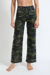 Askk Ny Camouflage Wide Leg Pants In Multi