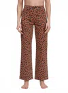 Askk Ny Sailor Pant In Cheetah In Brown