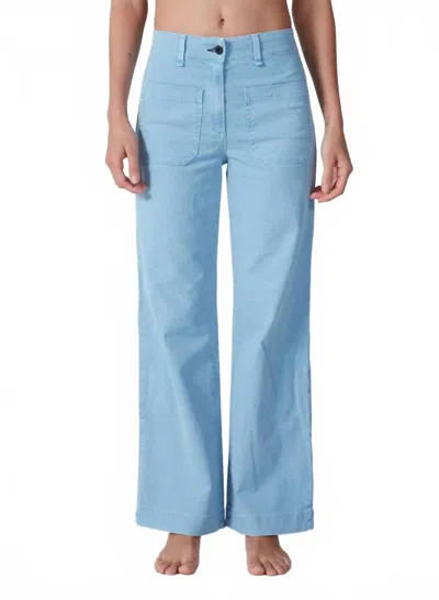Askk Ny Sailor Washed Twill Jean In Washed Blue