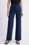 Askk Ny Women's Sailor Straight-leg Pants In Navy