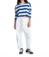 Askk Ny Santorini Pull-on Pant In Ivory In White