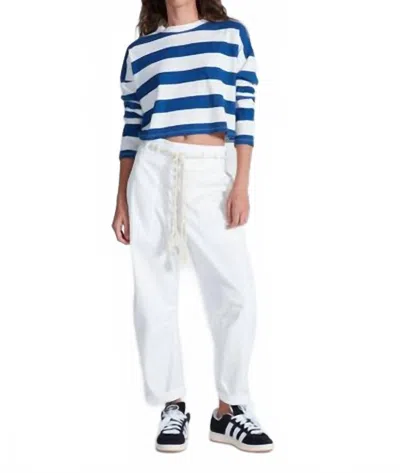 Askk Ny Santorini Pull-on Pant In Ivory In White