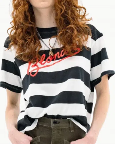 Askk Ny Shrunken Boy Tee In Blondie In Black