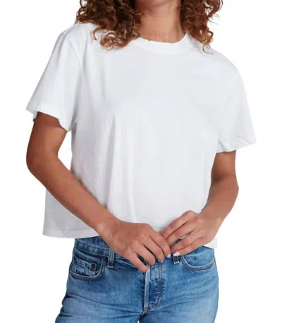 Askk Ny Shrunken Boy Tee In Ivory Go Fly In White