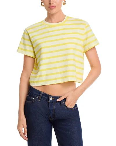 Askk Ny Shrunken Boy Tee In Yellow