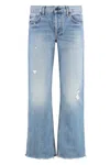 Askk Ny Low Rise Straight Jeans In Berkeley In Blue