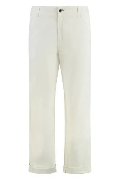 Askk Ny Straight-leg Trousers In White