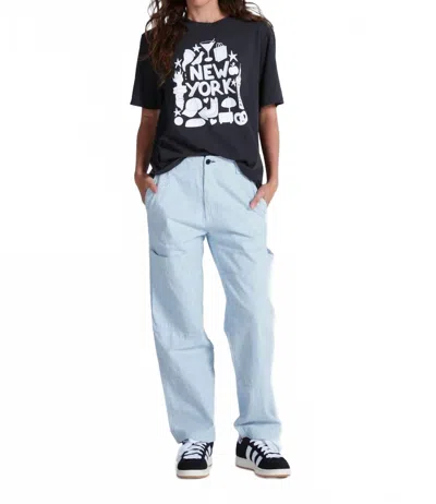 Askk Ny Stripe Carpenter Pant In Blue