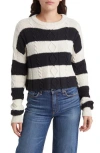 Shop Askk Ny Stripe Crewneck Sweater