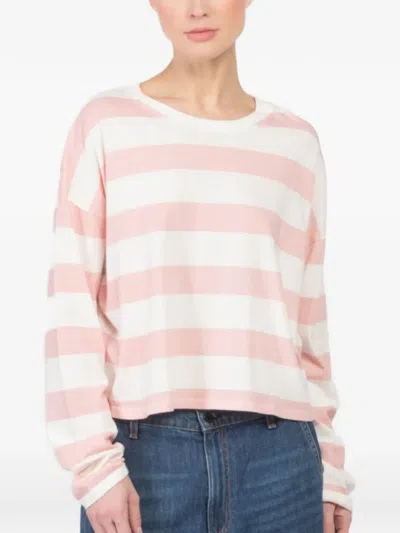 Askk Ny Striped Long-sleeved T-shirt In Black