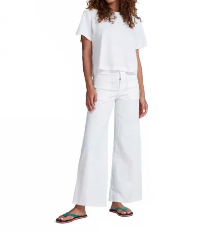Askk Ny The Jam Flare Pants In Ivory In White