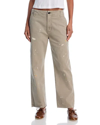 Askk Ny Tomboy Paint Splatter Pants In Neutral