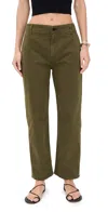Askk Ny Tomboy Twill Pants Safari Green In Green