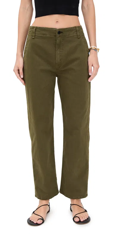 Askk Ny Tomboy Twill Pants Safari Green