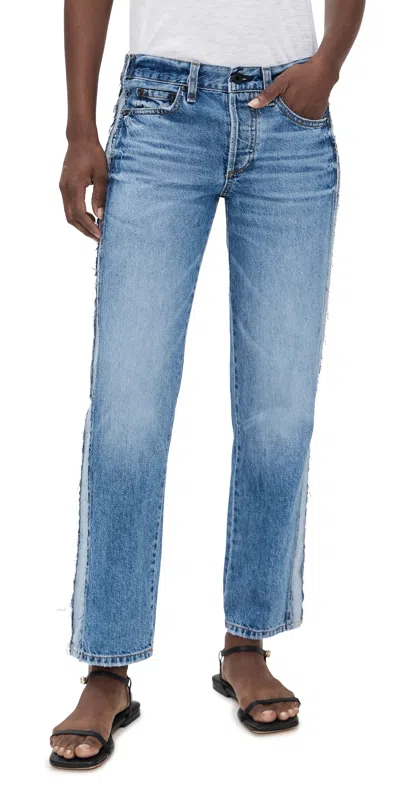 Askk Ny Tuxedo Jeans Bedford In Blue