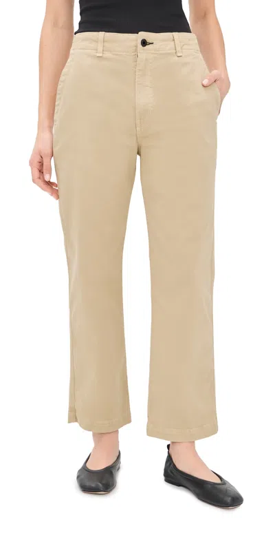 Askk Ny Twill Pants Khaki In Brown