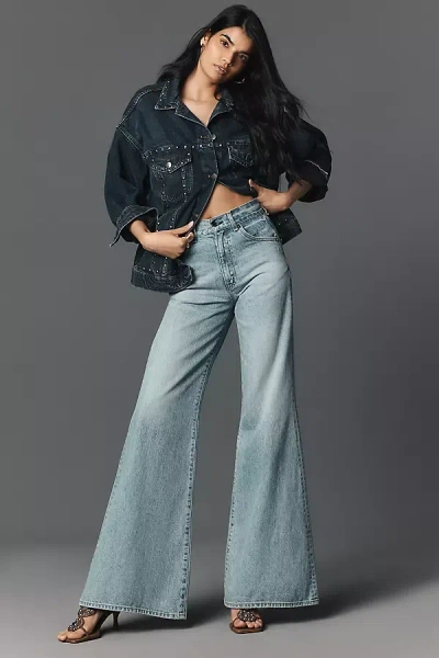 Askk Ny Vandam High-rise Bootcut Jeans In Blue