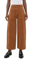 Askk Ny Virginia Corduroy Jeans Caramel In Brown