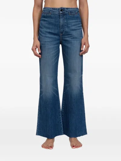 Askk Ny Whiskered Raw-hem Jeans