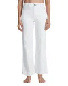 Askk Ny Geek Raw Hem Ankle Flare Jeans In Ivory