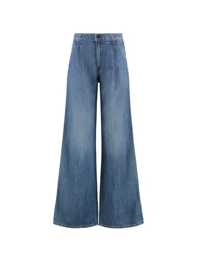 Askk Ny Wide-leg Jeans In Blue