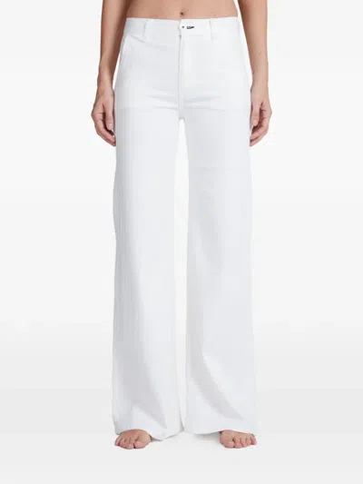 Askk Ny Wide-leg Jeans In White