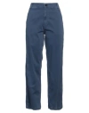 Askk Ny Woman Pants Blue Size 27 Cotton, Polyurethane