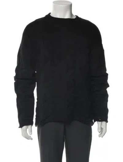 Pre-owned Askyurself Crew Neck Long Sleeve Pullover In Gray