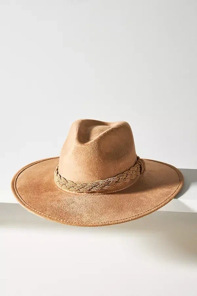 Asn Hats Suede Margot Rancher In Brown