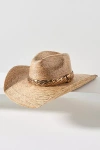 Asn Hats Woven Rancher In Beige