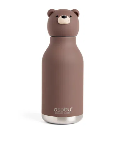 Asobu Bestie Bear Water Bottle In Brown