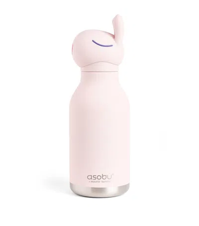 Asobu Bestie Bunny Water Bottle In Pink