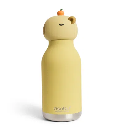 Asobu Bestie Capybara Water Bottle In Yellow