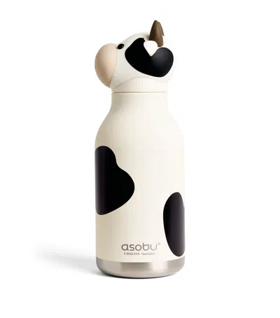 Asobu Bestie Cow Water Bottle In Black