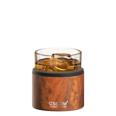 Asobu Natural Wood Whiskey Insulated Sleeve