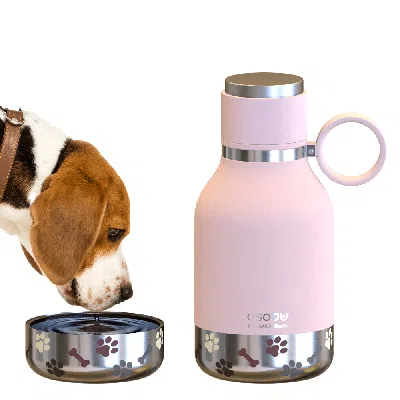 Asobu Pink Dog Bowl Bottle