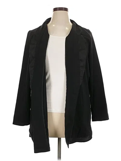 Pre-owned Asos Curve Coat In Black