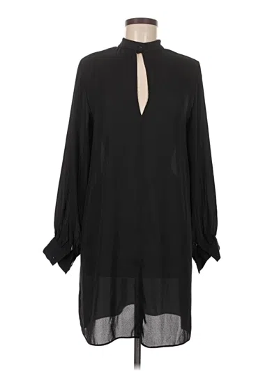 Pre-owned Asos Design 3/4 Sleeve Blouse In Black