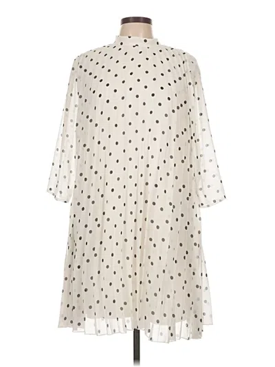 Pre-owned Asos Design 3/4 Sleeve Blouse In White