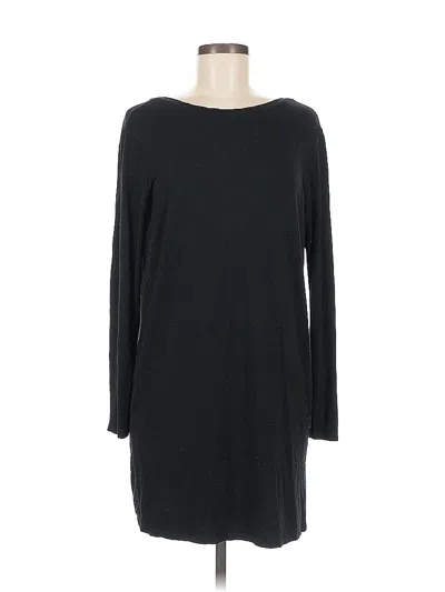 Pre-owned Asos Design 3/4 Sleeve T-shirt In Black