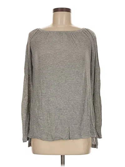 Pre-owned Asos Design 3/4 Sleeve T-shirt In Gray