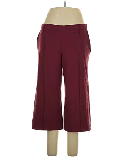 Pre-owned Asos Design Active Pants In Burgundy