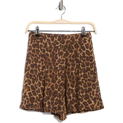 Asos Design Animal Print Flippy Shorts