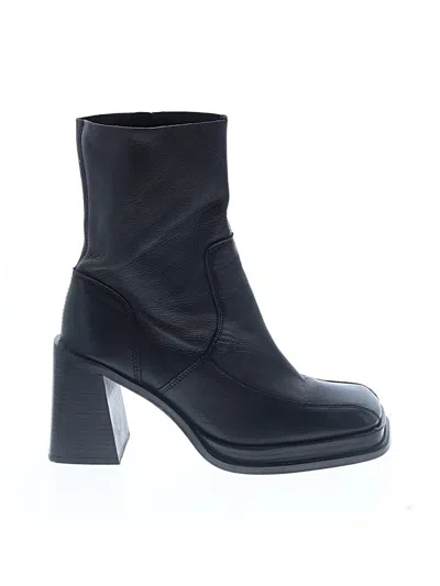 Pre-owned Asos Design Ankle Boots In Black